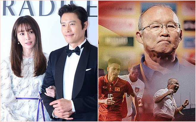 Lee Byung Hun đến phim trường thăm vợ, Lee Min Jung gửi lời chúc đến HLV Park Hang Seo và đội tuyển Việt Nam Ảnh 2