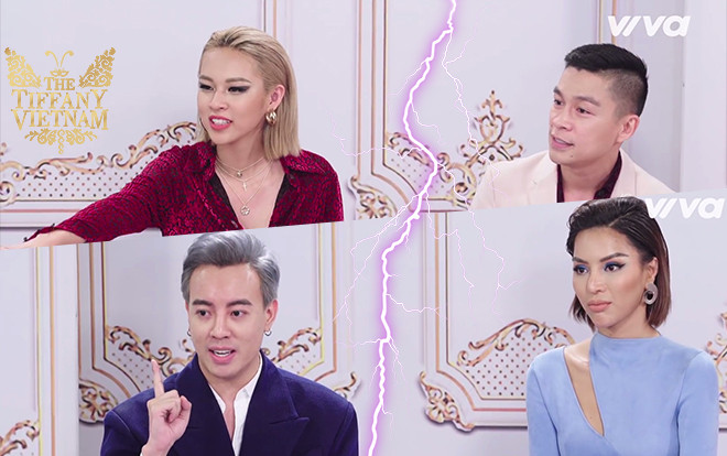 The Tiffany Vietnam chia team ngẫu nhiên theo màu, Adrian Anh Tuấn chê Khả Trang - Mạch Huy 'ăn theo'? Ảnh 2