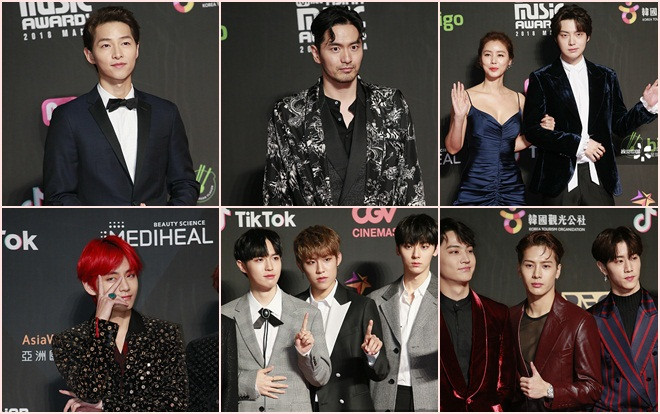 Song Joong Ki - Ahn Jae Hyun cùng BTS và Wanna One đổ bộ thảm đỏ 'MAMA 2018' Ảnh 2