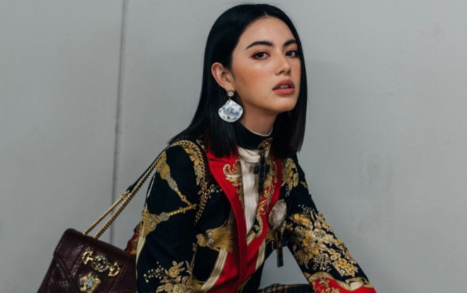 Mai Davikah đẹp 'miễn chê' trong phong cách Gothic tại sự kiện thời trang ở Bangkok Ảnh 2