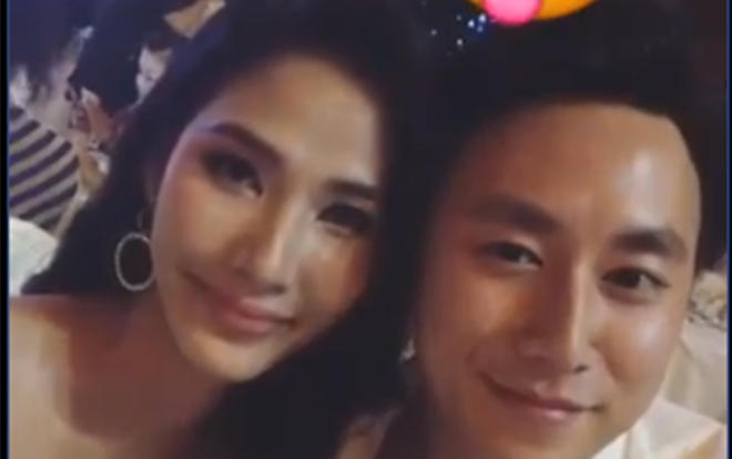 Vài tháng ròng ngụp lặn khỏi giới showbiz, người đầu tiên Rocker chụp hình cùng lại là… Hoàng Thùy! Ảnh 2