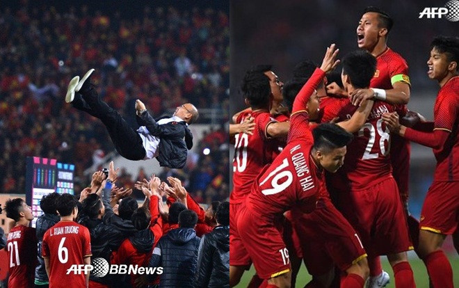 Nụ hôn vô tình của Park Hang Seo và Văn Quyết gây sốt, từ khóa 'Việt Nam' vẫn đứng đầu báo Hàn sau 15 giờ Ảnh 2