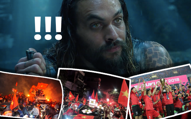 Đường phố trong 'đêm bão' mừng vô địch AFF rực rỡ hơn cả 'bảy biển' của 'Aquaman' Ảnh 2