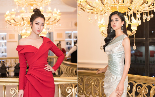 Đỗ Mỹ Linh - Tiểu Vy chị chị em em đẹp như tiên nữ tại sự kiện Ảnh 2