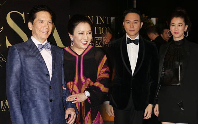 Vợ chồng Trương Trí Lâm và Viên Vịnh Nghi hội ngộ cùng Lưu Gia Linh tại tiệc sinh nhật của “lão đại” Hướng Hoa Cường Ảnh 2