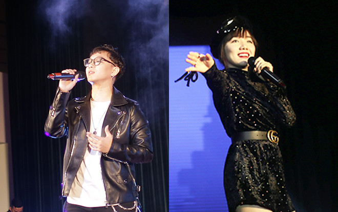 Mừng Giáng sinh, sinh viên Hà Nội 'quẩy' tưng bừng với Phương Ly, Hoàng Dũng Ảnh 2