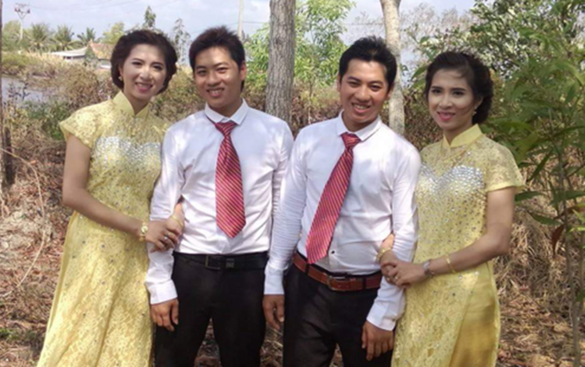 Anh em sinh đôi lấy chị em sinh đôi ở Cà Mau đẻ con giống nhau Ảnh 2