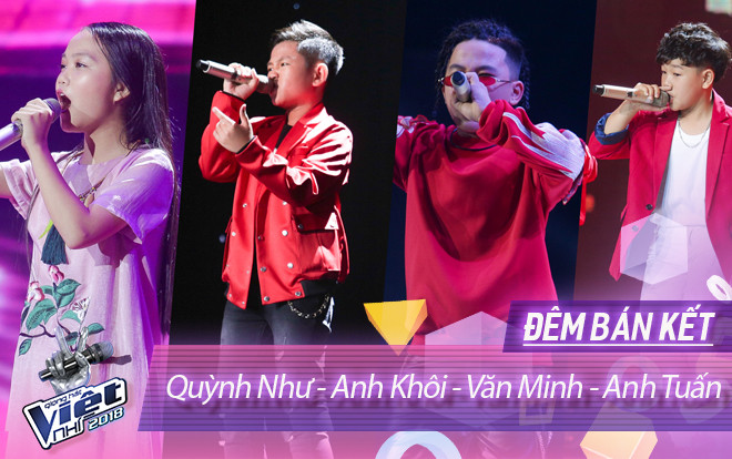 Bán kết: 'Cân' cả sân khấu Anh Khôi, Quỳnh Như, Văn Minh và Anh Tuấn hát bằng giọng 'đao kiếm' lụi tim khán giả Ảnh 2