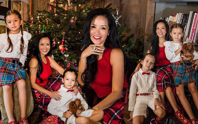 'Khép vòng quay' hậu chia tay, Diva Hồng Nhung rạng rỡ đón giáng sinh bên các con nhưng nhớ về 'chồng cũ' Ảnh 2