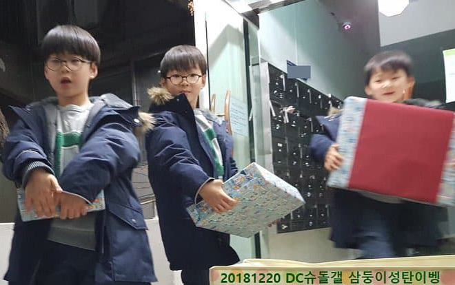 Daehan - Minguk - Manse 'xúng xính' nhận quà dịp giáng sinh, '3 ỉn con' vẫn không quên gửi lời chúc an lành Ảnh 2