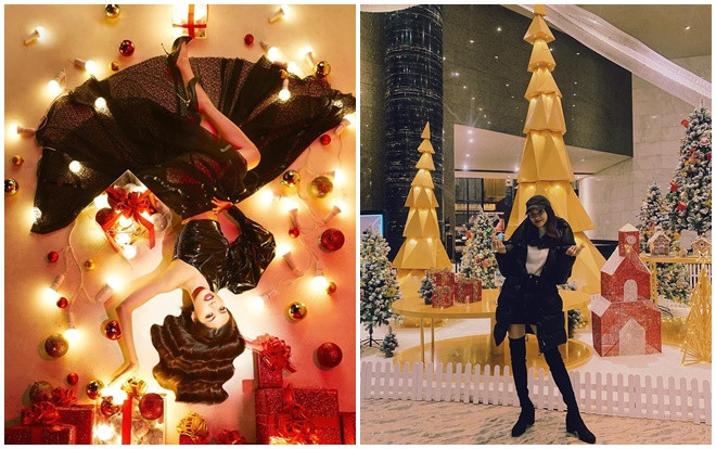 Minh Tú hóa thân thành ‘cô tiên hắc ám’, Hương Giang khoe mặt mộc trong ngày Giáng sinh Ảnh 2