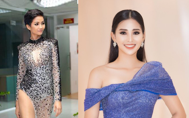 Cùng mặc váy xuyên thấu dắt nhau vào top sao đẹp nhưng H'Hen Niê lại khác xa Tiểu Vy Ảnh 2