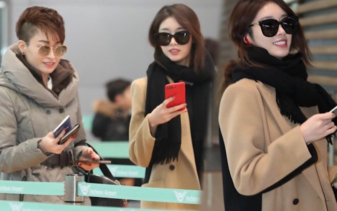 Ji Yeon (T-ARA) xinh xắn cùng mẹ 'cực chất' lên đường đến TP.Hồ Chí Minh Ảnh 2
