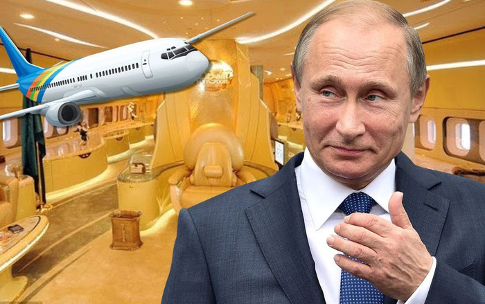 Cậu bé mắc bệnh hiểm nghèo khám phá chuyên cơ dát vàng của Tổng thống Putin Ảnh 2