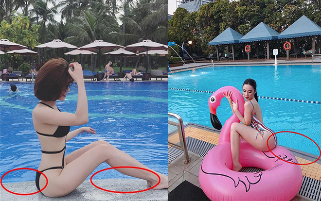 Đẹp như Ngọc Trinh, Elly Trần vẫn ham hố chỉnh ảnh, người mất chân, kẻ bẻ cong cả tường Ảnh 2