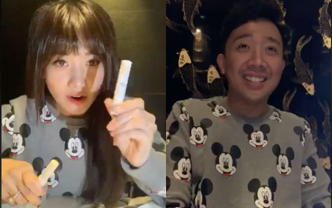 Hari Won để lộ bí mật 'tình bể bình' bấy lâu nay với Trấn Thành trong lúc livestream Ảnh 2