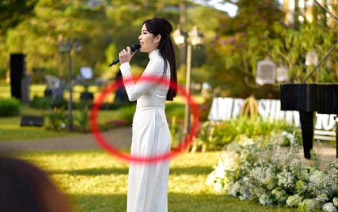 Khoe ảnh áo dài sau khi 'giảm cân', nhưng ai ai cũng soi thấy vòng hai ngấn mỡ của Nam Em Ảnh 2