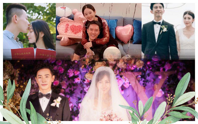 Bỏ qua mây đen scandal tình ái chia ly, năm 2018 vẫn hồng tươi sáng với đám cưới của các sao Hoa ngữ này Ảnh 2