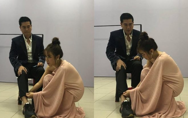 Lưu Hương Giang từ vợ hiền hoá thân 'soái tỉ', 'nâng khăn sửa túi' cho Hồ Hoài Anh sau hậu trường Ảnh 2