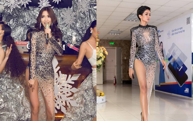 Bích Phương và H’Hen Niê khoe chân dài cực phẩm khi mặc cùng 1 kiểu váy, fan nổ ra tranh cãi xem ai đẹp hơn Ảnh 2