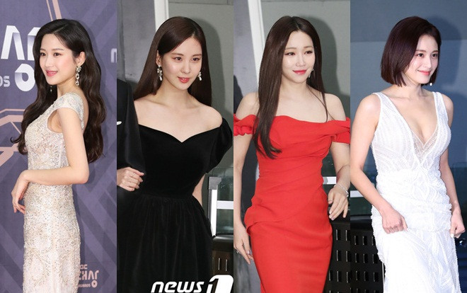 Thảm đỏ 'MBC Drama Awards 2018': Seohyun khoe sắc cùng 'ác nữ' Lee Yoo Ri, Moon Ga Young Ảnh 2
