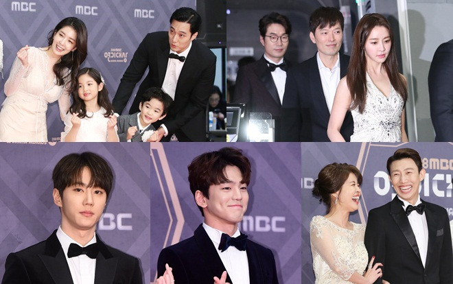 Kim Sun Ah - Shin Ha Kyun vắng mặt, gia đình nhỏ của So Ji Sub đại náo thảm đỏ 'MBC Drama Awards 2018' Ảnh 2