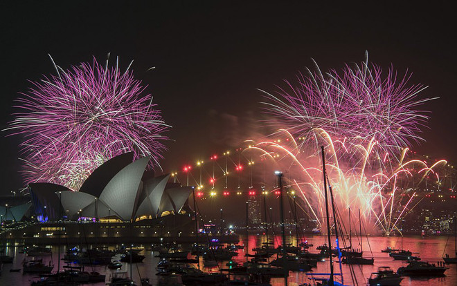 Mãn nhãn trước màn bắn pháo hoa kỷ lục tại thành phố cảng Sydney Ảnh 2