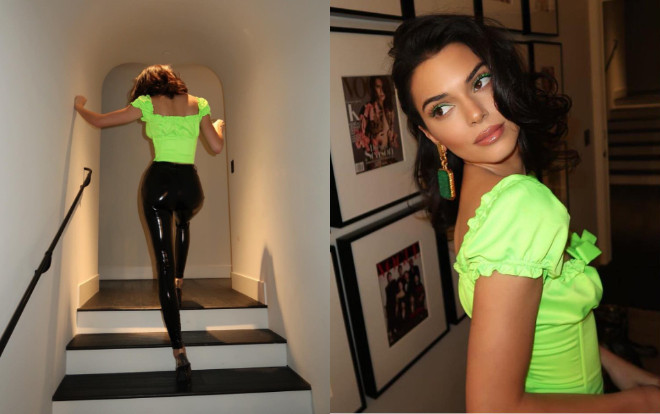 Đón năm mới với trang phục xanh 'chói chang' như nàng mẫu Kendall Jenner Ảnh 2