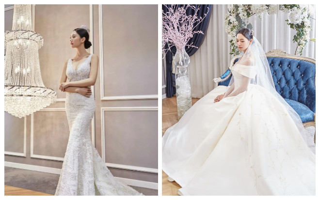 'Biểu tượng gợi cảm xứ Hàn' bất ngờ tuyên bố kết hôn, khoe body nóng bỏng với váy cưới Ảnh 2