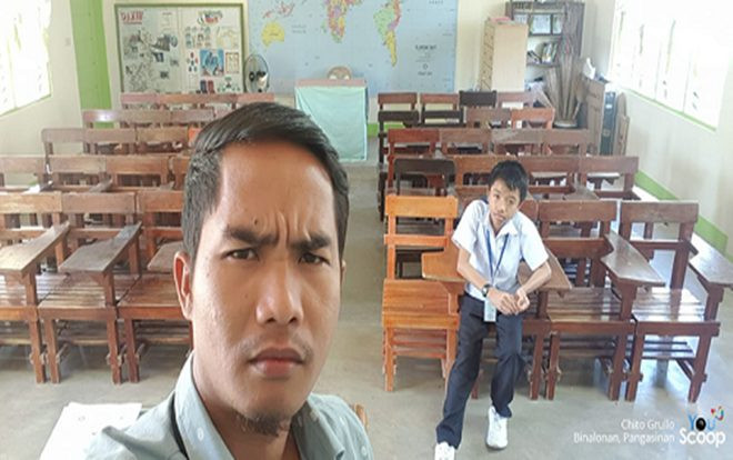 Thầy giáo Philippines ngỡ ngàng khi chỉ một học sinh đến lớp sau kì nghỉ Ảnh 2
