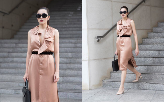 Ngàn năm có lẻ rồi mới thấy Tăng Thanh Hà diện váy khoét sâu hun hút gợi cảm đến thế Ảnh 2