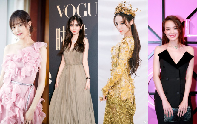 Angelababy, Đường Yên, Địch Lệ Nhiệt Ba và cuộc chiến 'nảy lửa' đến danh hiệu nữ hoàng thảm đỏ 2018 Ảnh 2