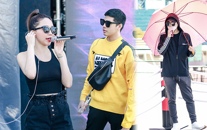 Giữa cái nắng chang chang 33 độ: Noo Phước Thịnh - Soobin - Tóc Tiên và dàn sao Việt tổng duyệt đêm nhạc 'khủng' Ảnh 2
