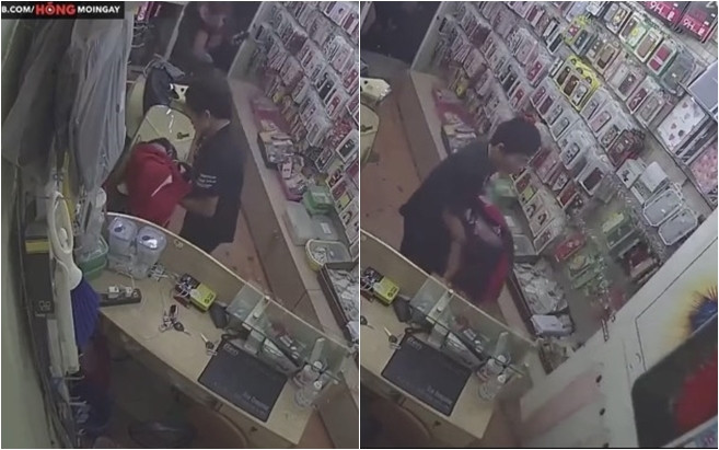 Quá run vì vợ chuyển dạ ngay tại cửa hàng điện thoại, người chồng thốt lên 'đẻ thì phải báo trước mấy ngày chứ' Ảnh 2