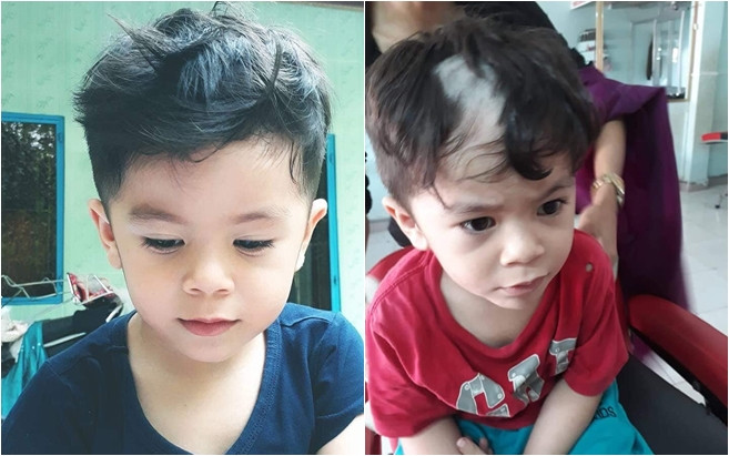 Cậu bé đốn tim cư dân mạng vì quá xinh trai dù tự dùng tông đơ cạo cả mảng tóc Ảnh 2