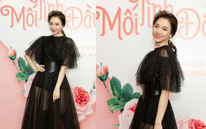 Hari Won mặc váy xuyên thấu táo bạo khoe body thon thả hút mọi ánh nhìn Ảnh 2