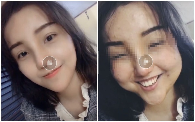Lỡ tay tắt filter làm đẹp khi livestream, hot girl học đường bị ném đá túi bụi vì quá xấu so với ảnh photoshop Ảnh 2