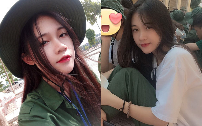 Xuất hiện 'hotgirl quân sự' đẹp tựa nữ thần, bị dân mạng ráo riết truy link Ảnh 2