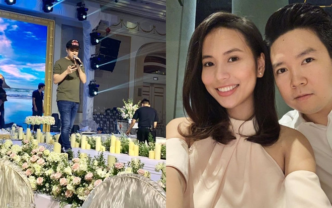 Trước giờ G, Lê Hiếu nghiêm túc 'tổng duyệt' cho đám cưới cùng cô dâu 9x Ảnh 2