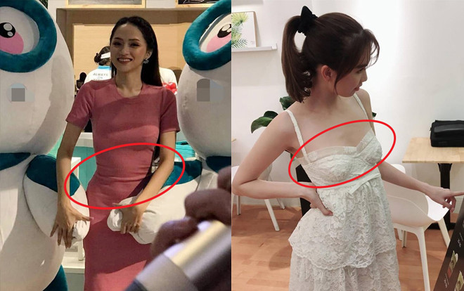 Góc chụp lén vô tình tố Hương Giang bụng 'ngấn mỡ', Ngọc Trinh không 'phồn thực' như lời đồn Ảnh 2