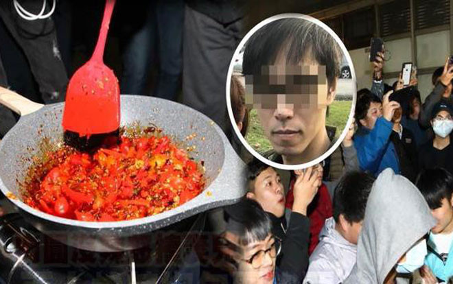 Bạo hành con chỉ vì vài viên thịt, người cha bị đám đông đánh bầm dập, nhét nguyên nồi ớt vào mồm Ảnh 2