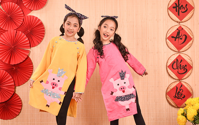 Tết Kỷ Hợi chọn áo dài ủn ỉn cho bé yêu thật xinh Ảnh 2
