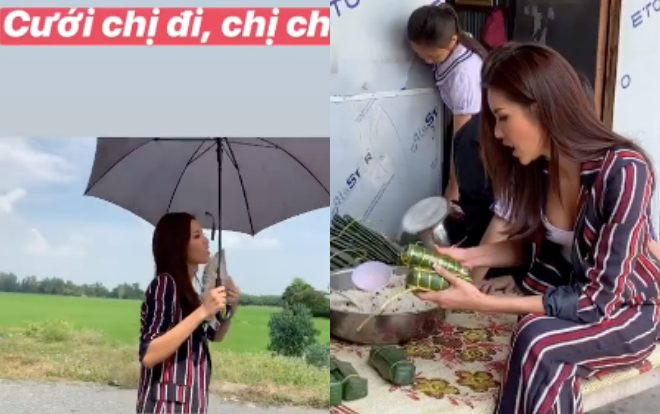 'Cô ba' Minh Tú về miền Tây hồn nhiên giữa cánh đồng: 'Ai cưới chị đi, chị cho hết mấy hecta đất!' Ảnh 2