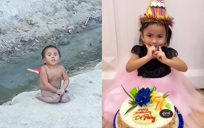 Hành trình thay đổi của em bé Mường Lát sau 1 năm về thành phố: Pàng được đi học chữ, hạnh phúc đón sinh nhật đầu tiên bên ba mẹ nuôi Ảnh 2