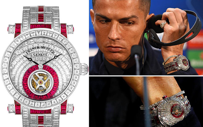 Ronaldo vượt mặt Messi và loạt sao thế giới khi đốt tiền vào đồng hồ xa xỉ Ảnh 2