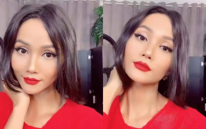 H'Hen Niê lại 'đốn tim' fan với mái tóc dài nhân tạo Ảnh 2