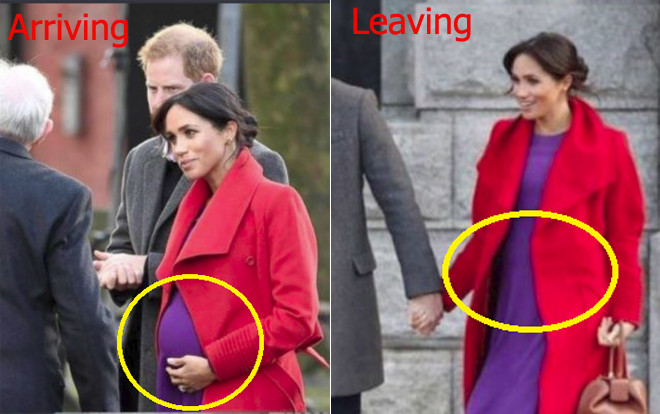Meghan dính nghi án 'mang thai giả', bị cư dân mạng 'bóc mẽ' những điểm bất thường gây chấn động Ảnh 2