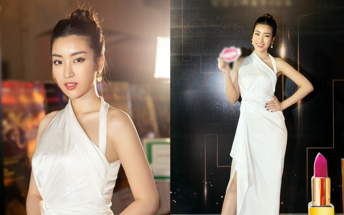 Diện váy bất đối xứng, Đỗ Mỹ Linh tiếp tục khiến bao ánh mắt say mê chẳng rời Ảnh 2