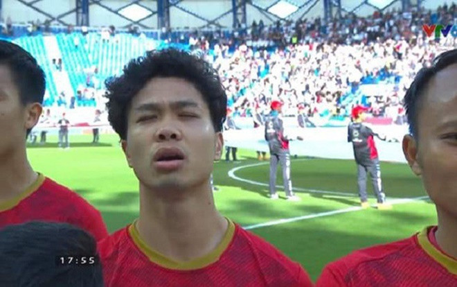 'Họa mi' Công Phượng tiếp tục gây phấn khích sau màn hát Quốc Ca vô cùng biểu cảm trong trận đấu gặp Jordan Ảnh 2