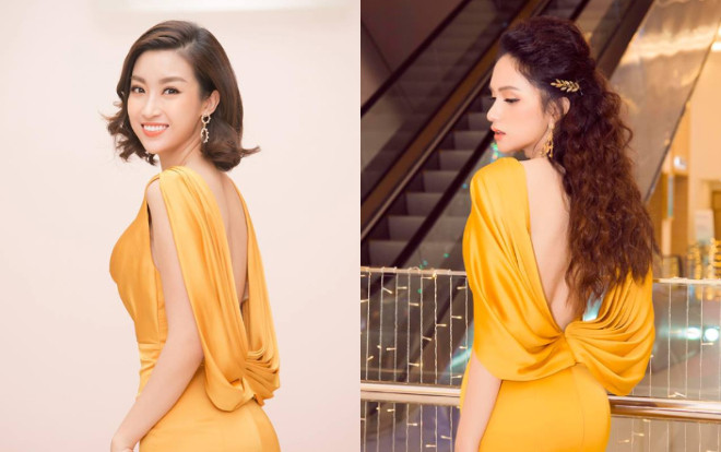 Đỗ Mỹ Linh - Hương Giang khiến fan 'xoắn não' vì màn đụng độ lưng trần tuyệt đẹp Ảnh 2